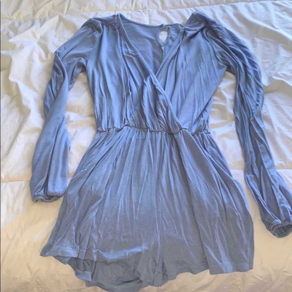 Periwinkle blue romper